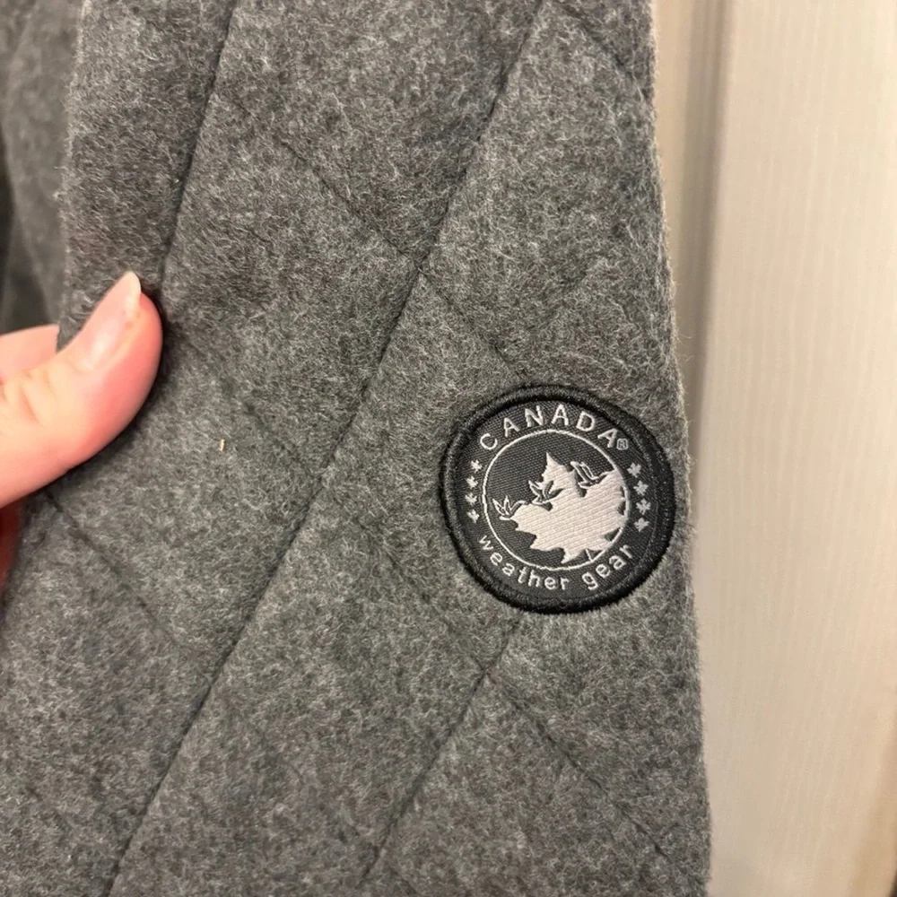 NWT Canada Weather Gear Men's Quilted Snap Placket 1/4 Zip - XLL